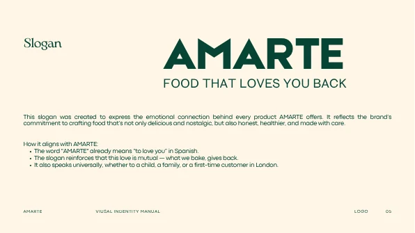 AMARTE Artisan Bakes wordmark with its slogan
